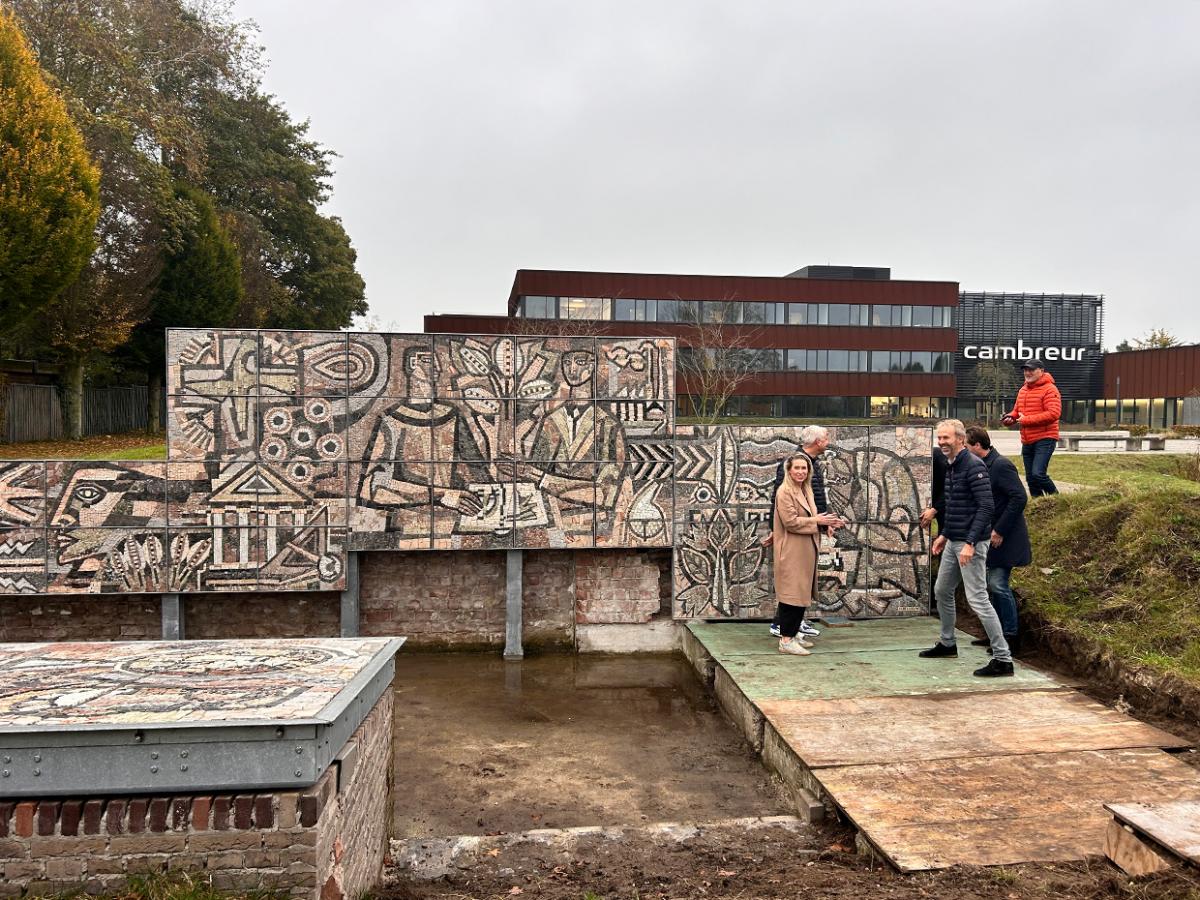 Oplevering kunstwerk Marius de Leeuw