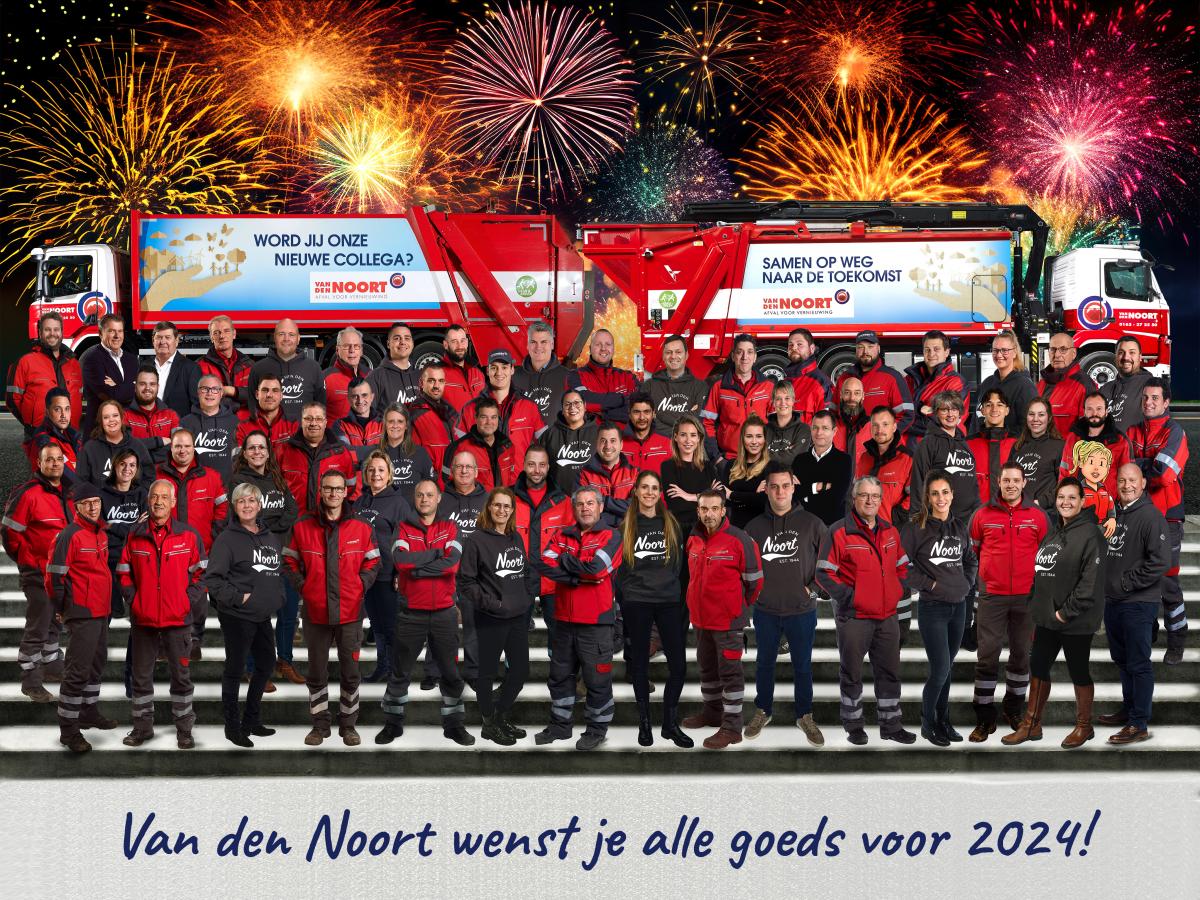 Van den Noort wenst je alle goeds voor 2024