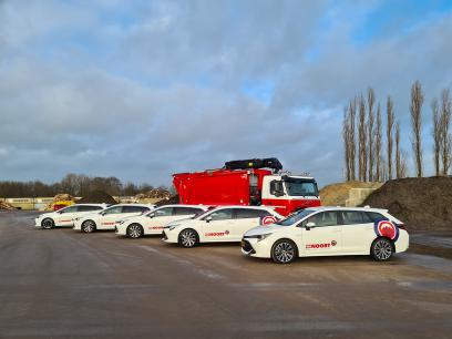 Buitendienst voorzien van nieuwe auto's