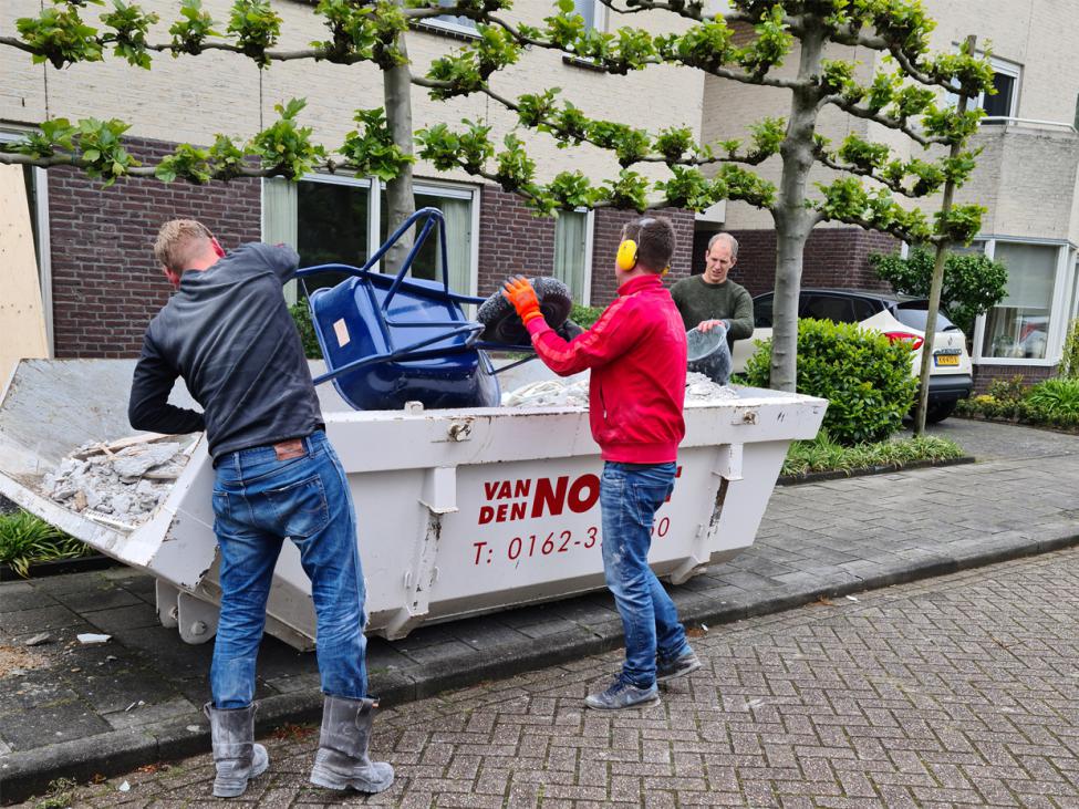 Welke container heb ik nodig voor mijn badkamer (ver)bouwing